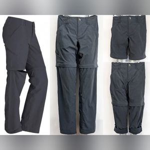 Size 8 (M) Marmot 3-in-1 Gray "Lobo's Convertible Pants" / Capris / Shorts